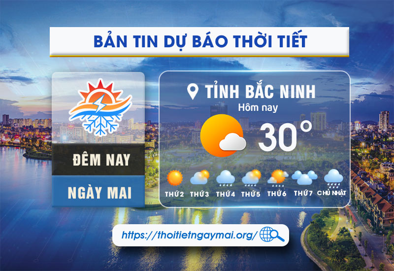 TIN GIÓ MÙA ĐÔNG BẮC VÀ RÉT
TỈNH BẮC NINH
